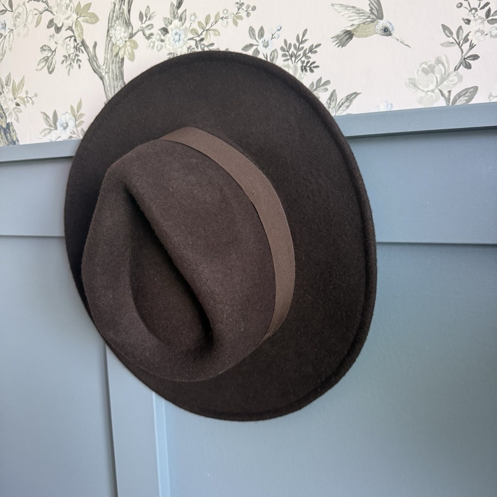 Indiana Jones 2008 Wool Fedora Hat Felted XL Brown Lucasfilm 23" Wide Brim - Picture 3 of 8